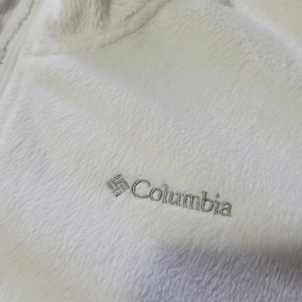 Columbia Soft White Fleece Jacket - Picture 6 of 9